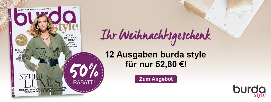 burda style - Jubilaeumsangebot